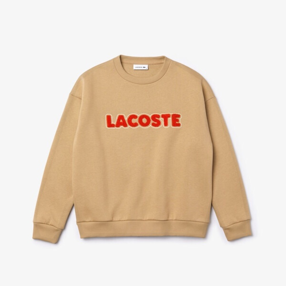 Women's Crew Neck Embroidered Fleece Sweatshirt